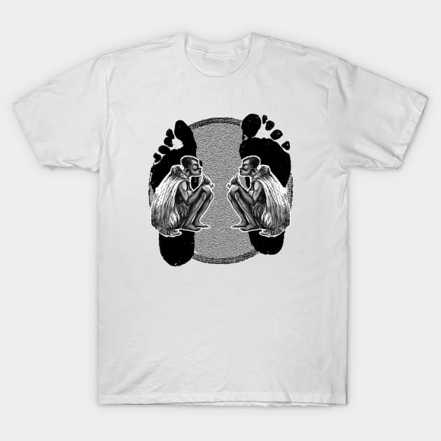 African natives smoking a pipe T-Shirt by Marccelus